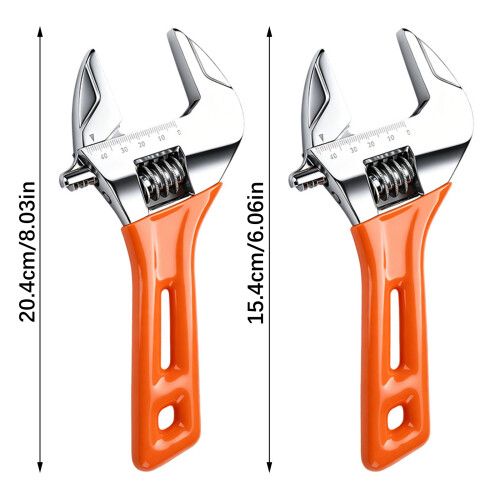Reliable Adjustable Plumbing Tool With Wide Opening-6 inches 1
