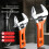 Reliable Adjustable Plumbing Tool With Wide Opening-6 inches 4