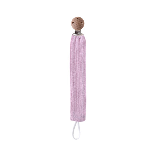 Baby Pacifier Clip Chain Secure Anti Loss Teether-Sakura pink