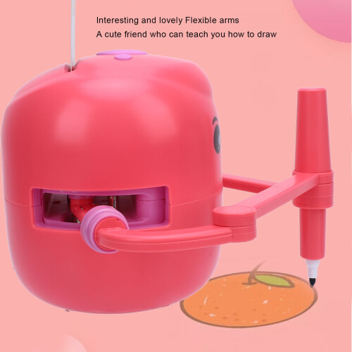 Smart Drawing Robot for Boys Girls Pink