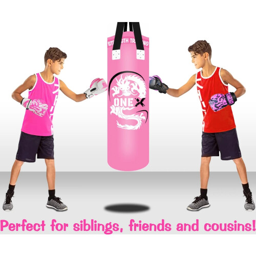 3ft Punch Bag Set with Gloves & Wall Bracket 1