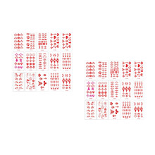 Kleurrijke Waterdichte Stickers Huidvriendelijk