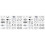 4Sets Assorted Color Simple Waterproof Geometric Face Tattoo Stickers 1
