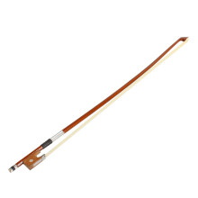 1/2 Size Arbor Violin Bow with Mongolian White Horsehair for Student and Beginner Violinists Brown