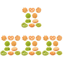 40Pièces Modèles Cookies Artificiels Colorés Décoration Et Photo