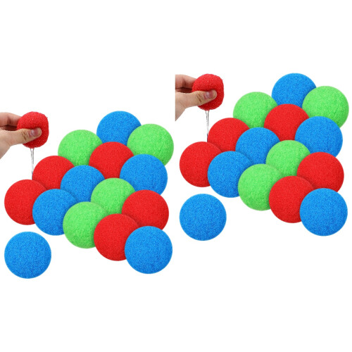 100Pièces Balles De Jeu Colorées Réutilisables Parfaites Pour