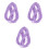 3Rouleaux Élastique Violet Pour Accessoires DIY 1
