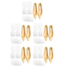 30Paires Semelles Gel Transparente Talon Rehausseur Ajustable