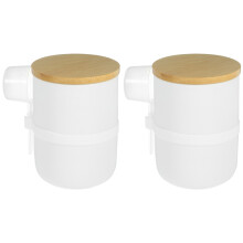 2Pièces Pot De Stockage Multifonction En Céramique Maison