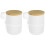 2Pièces Pot De Stockage Multifonction En Céramique Maison 1