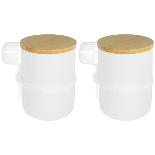 2Pièces Pot De Stockage Multifonction En Céramique Maison