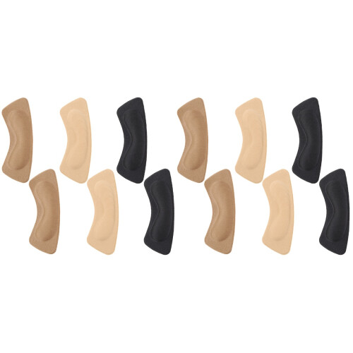 12Paires Patchs Talon Assortis Absorbants Anti-Ampoules
