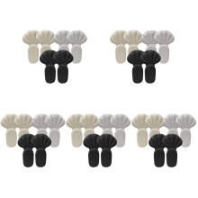 15Paires Grip Talon Adhésif Doux Protection Pieds Talons Colorés