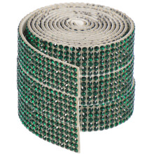 3Rouleaux Ruban Strass Vert Résistant Facile À Découper Pour Artisanat