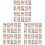 60Stickers Jetables Cartoon Enfants Assortis 1