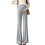 Stylish Maternity Slight Flare Pants Soft Stretchy-light gray M 1