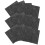 12Pièces Chiffons Nano Réparation Rayures Noir Sans Effort 1