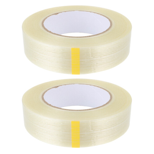 2Rouleaux Ruban Fixation Fibre De Verre Transparent Usage
