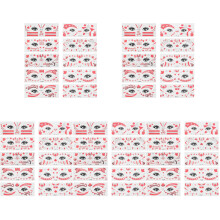 50Pièces Décalcomanies Temporaires Femmes Papier Assortis Idéal Fête