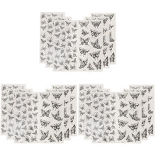 18Feuilles Tatouages Éphémères Corps Femme Motif Colorés