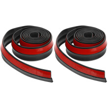2Rouleaux Bandes Caoutchouc Adhésives Noires, Coupe Flexibles