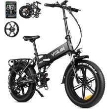 VITILAN V3 2.0 Folding E-bicycle 48V 13AH 20*4" E-Mountain Bike 120km for Adults