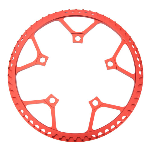 Red 58T Aluminium Chainring CNC Precision