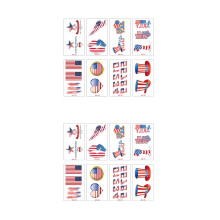 32Pièces Stickers Corps 4 Juillet Usa Sécurisés