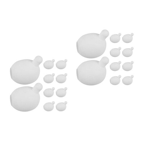 20Pièces Bulles Remplacement Silicone Accessoires Jouets DIY