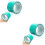 2Rouleaux Ruban Vert Caution Ruban Marquage Pour Fête 1