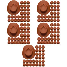 150Pièces Mini Chapeaux Pour Décor Poupées Et Accessoires