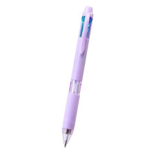 6-teiliges 4-in-1-Farben-Kugelschreiber-Set mit-Lila
