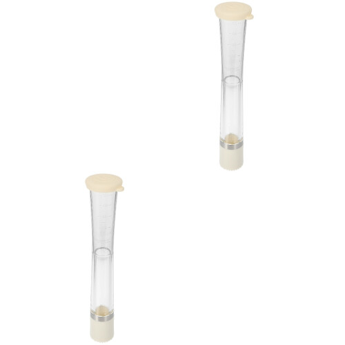 2Pcs Ergonomic Ice Muddler White Press Stick for Cocktail Making