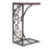 Leaf Pattern Iron Side Table Coffee Table with Burnished Brown Finish for Living Room Bedroom Small Spaces 7