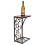 Leaf Pattern Iron Side Table Coffee Table with Burnished Brown Finish for Living Room Bedroom Small Spaces 3