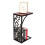 Leaf Pattern Iron Side Table Coffee Table with Burnished Brown Finish for Living Room Bedroom Small Spaces 1
