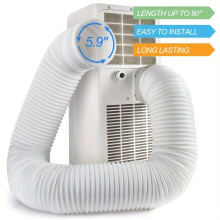 Portable Air Conditioner Hose 5.9" (15Cm) Diameter, LOVIGA Air Conditioner Exhaust Hose, 80 Inch Length, Universal Fit,