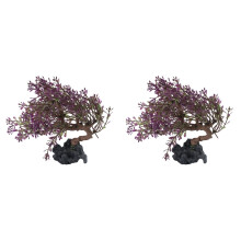 2Pièces Aquarium Plantes Artificielles , Décor