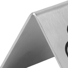 Stainless Steel No Smoking Sign for Table 2 Pack