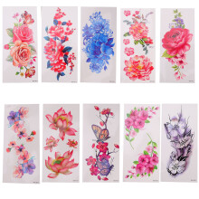 30Pcs Assorted Color Floral Body Tattoos Temporary Waterproof Stickers