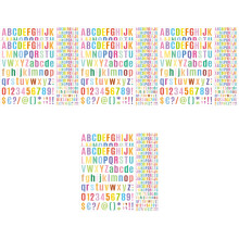 40Feuilles Lettres Adhésives Colorées Pour Scrapbooks Et Cadeaux