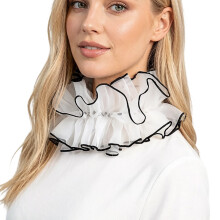 Renaissant Decorative Collar Neckwear Adjustable Faux-White