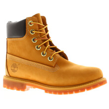 (Tan, 5 (Adults')) Timberland Womens Ankle Boots Premium 6 Inch Waterproof Leather Lace Up tan UK S