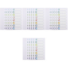 40Sheets Small Bottle Stickers Adhesive Encouragement Decals for Gifts