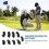 9 Piece Golf Iron Headcovers Black PU 1