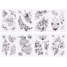 24St Fake White Waterproof Body Art Stickers Voor Tijdelijke Decoratie