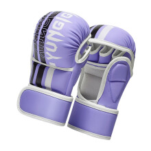 PU Sparring Glove for Men Women Teens Punching Bag-purpleblack