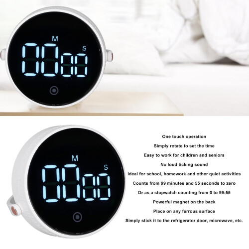 Timer mit Magnet für Kühlschrank 2