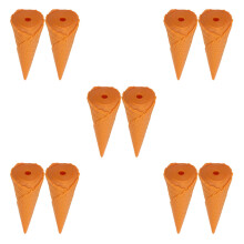 10St Realistische Kunstijs Chocoladecone Voor Feestdecoratie