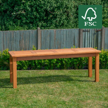 Samuel Alexander Coniston 2 Seater Outdoor Wooden Garden Bench Stool